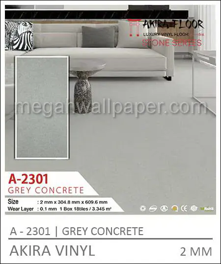Akira A-2301 Grey Concrete