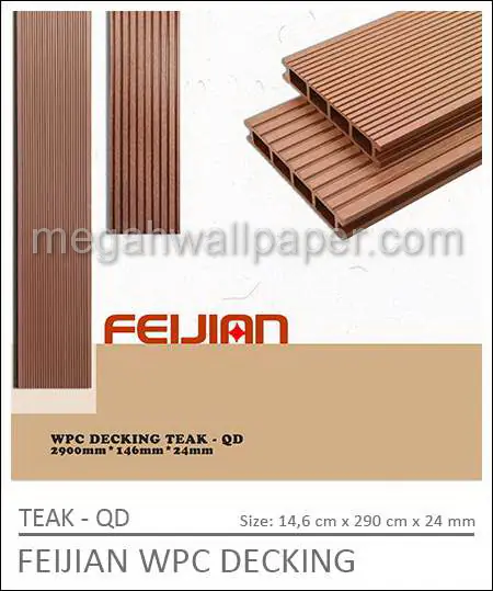 Feijian WPC Decking Teak-QD