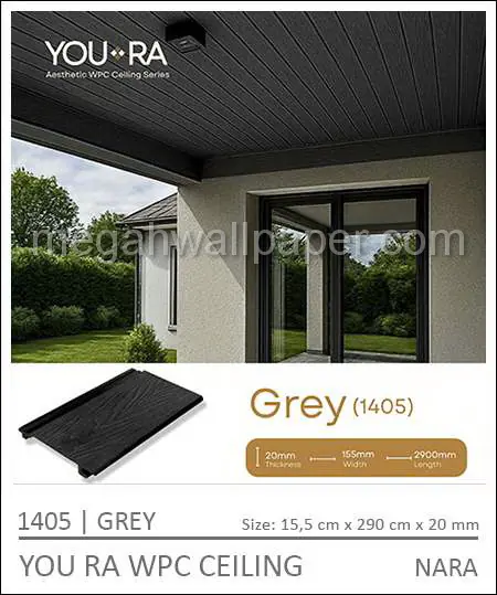 YOURA WPC CEILING 1405-Grey