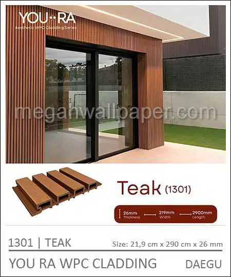 YOURA WPC CLADDING 1301-Teak
