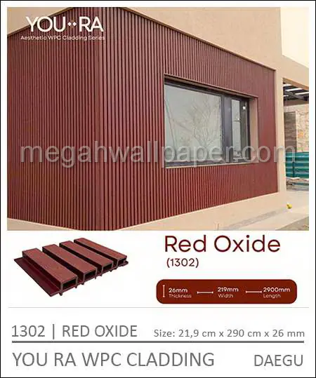 YOURA WPC CLADDING 1302-Red Oxide