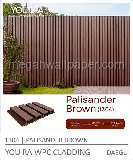 YOURA WPC CLADDING 1304-Palisander Brown