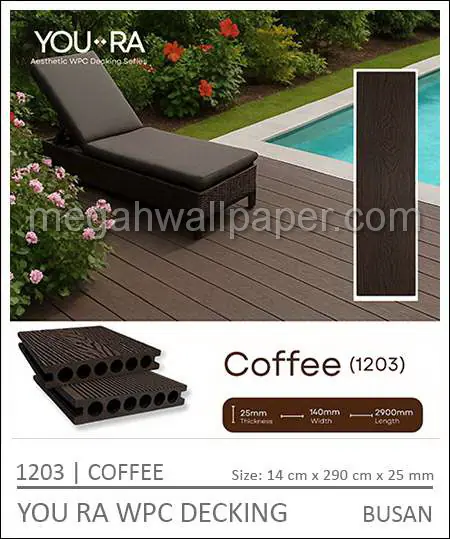YOURA WPC DECKING 1203-Coffee