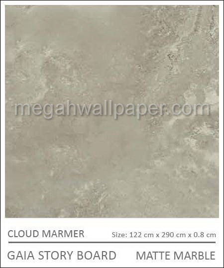 Matte marble-cloud marmer