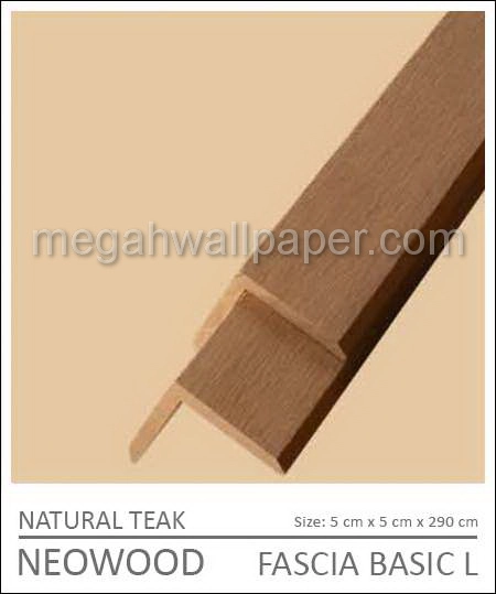 Neowood Fascia Basic L Corner Natural Teak