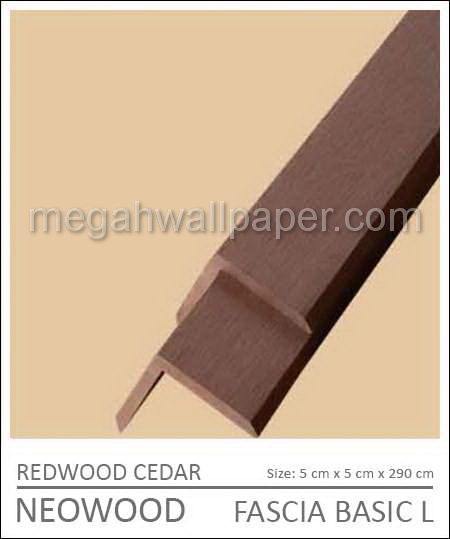 Neowood Fascia Basic L Corner Redwood Cedar